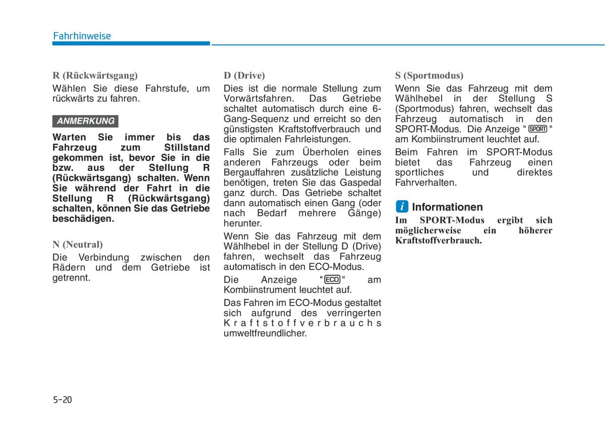 Hyundai Ioniq Hybrid Handbuch / page 335