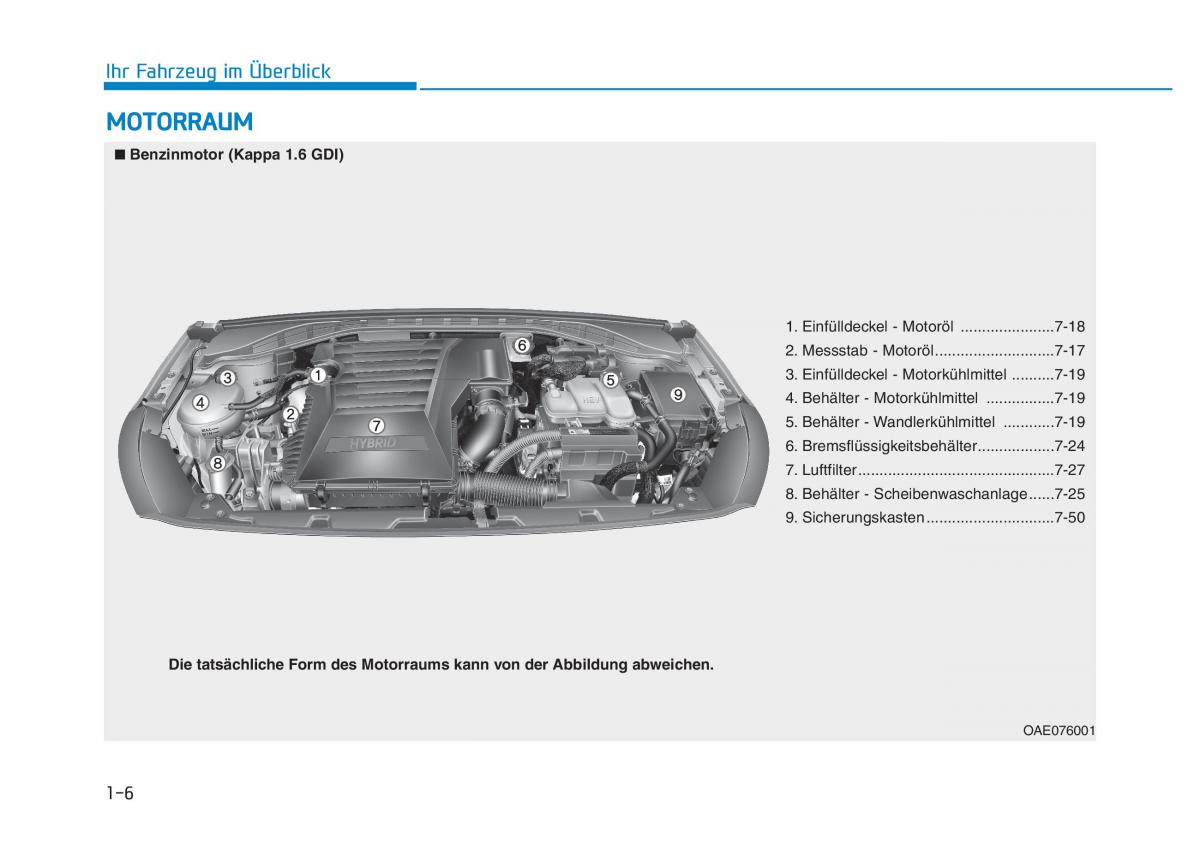 Hyundai Ioniq Hybrid Handbuch / page 36