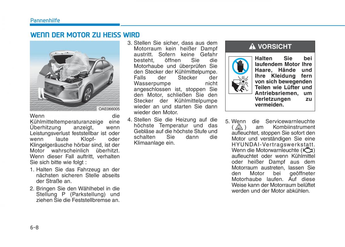 Hyundai Ioniq Hybrid Handbuch / page 429