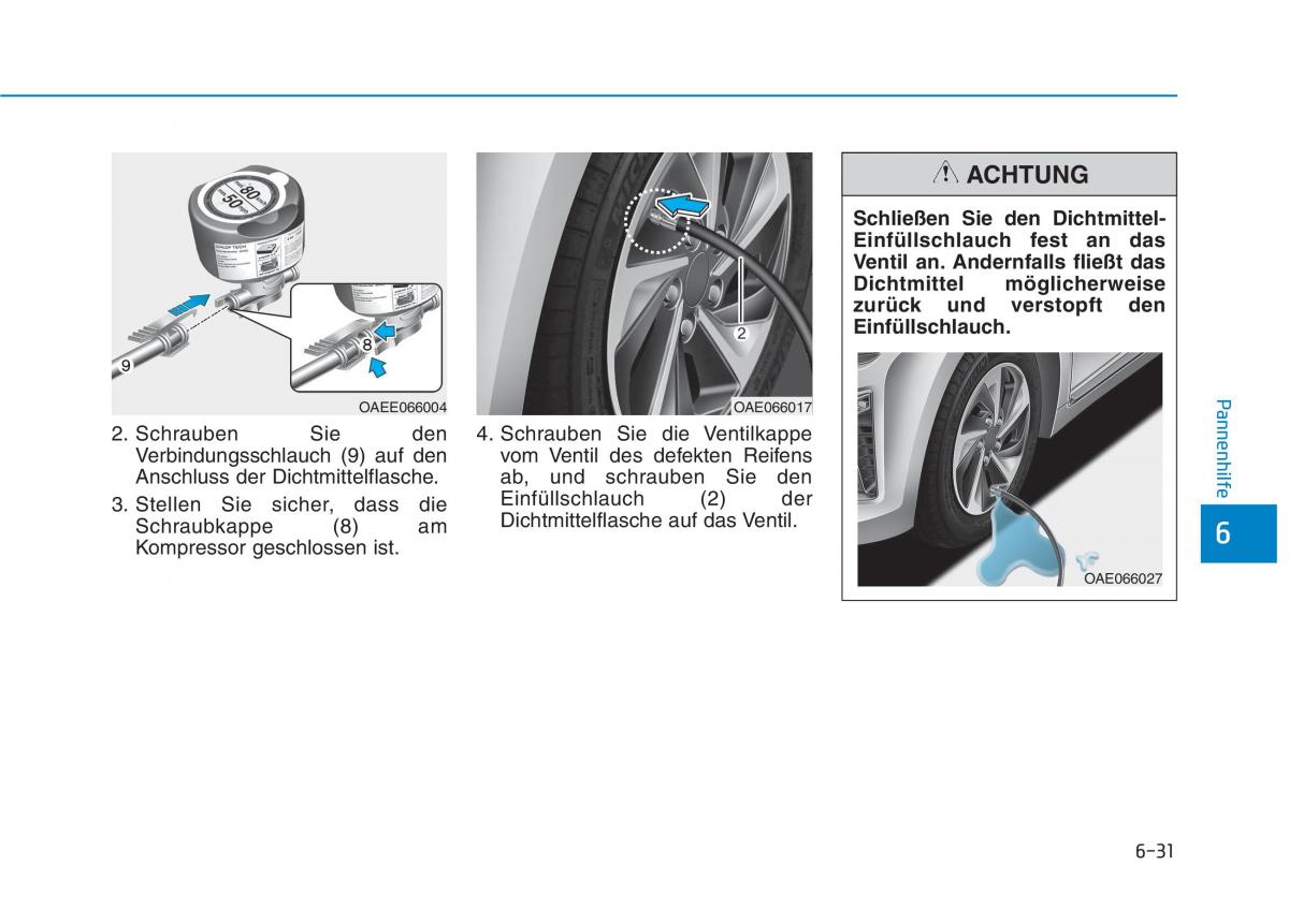 Hyundai Ioniq Hybrid Handbuch / page 452