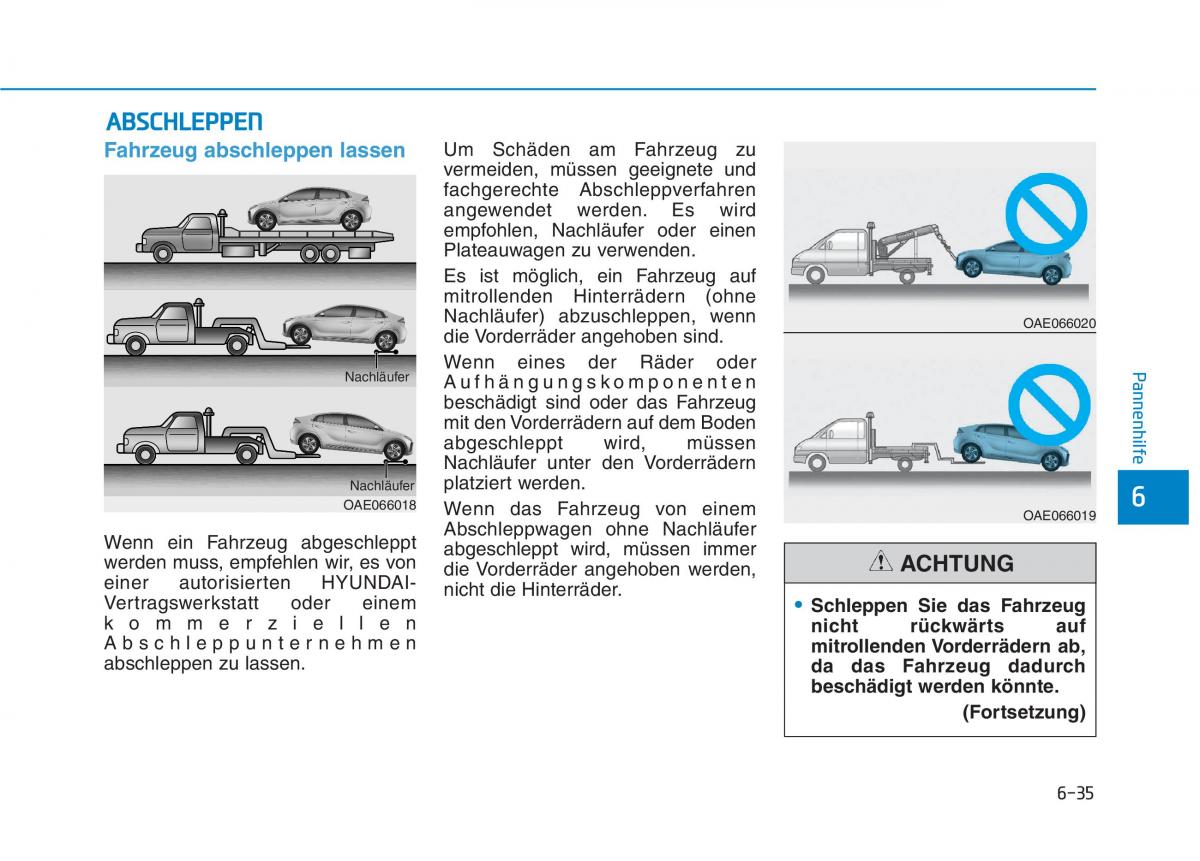 Hyundai Ioniq Hybrid Handbuch / page 456