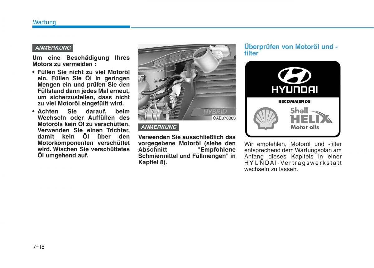 Hyundai Ioniq Hybrid Handbuch / page 479