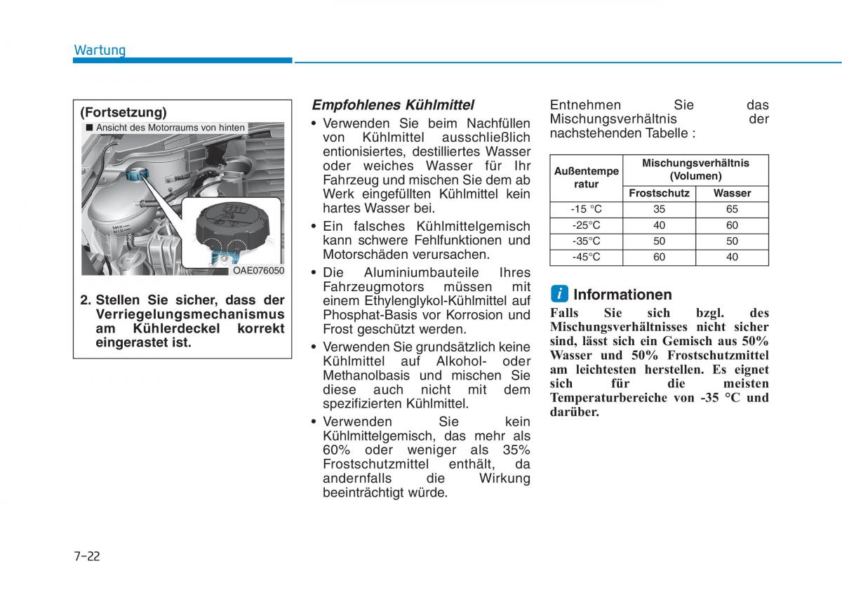 Hyundai Ioniq Hybrid Handbuch / page 483