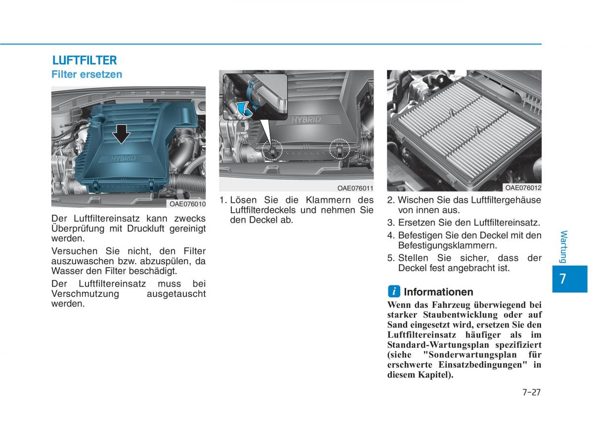 Hyundai Ioniq Hybrid Handbuch / page 488