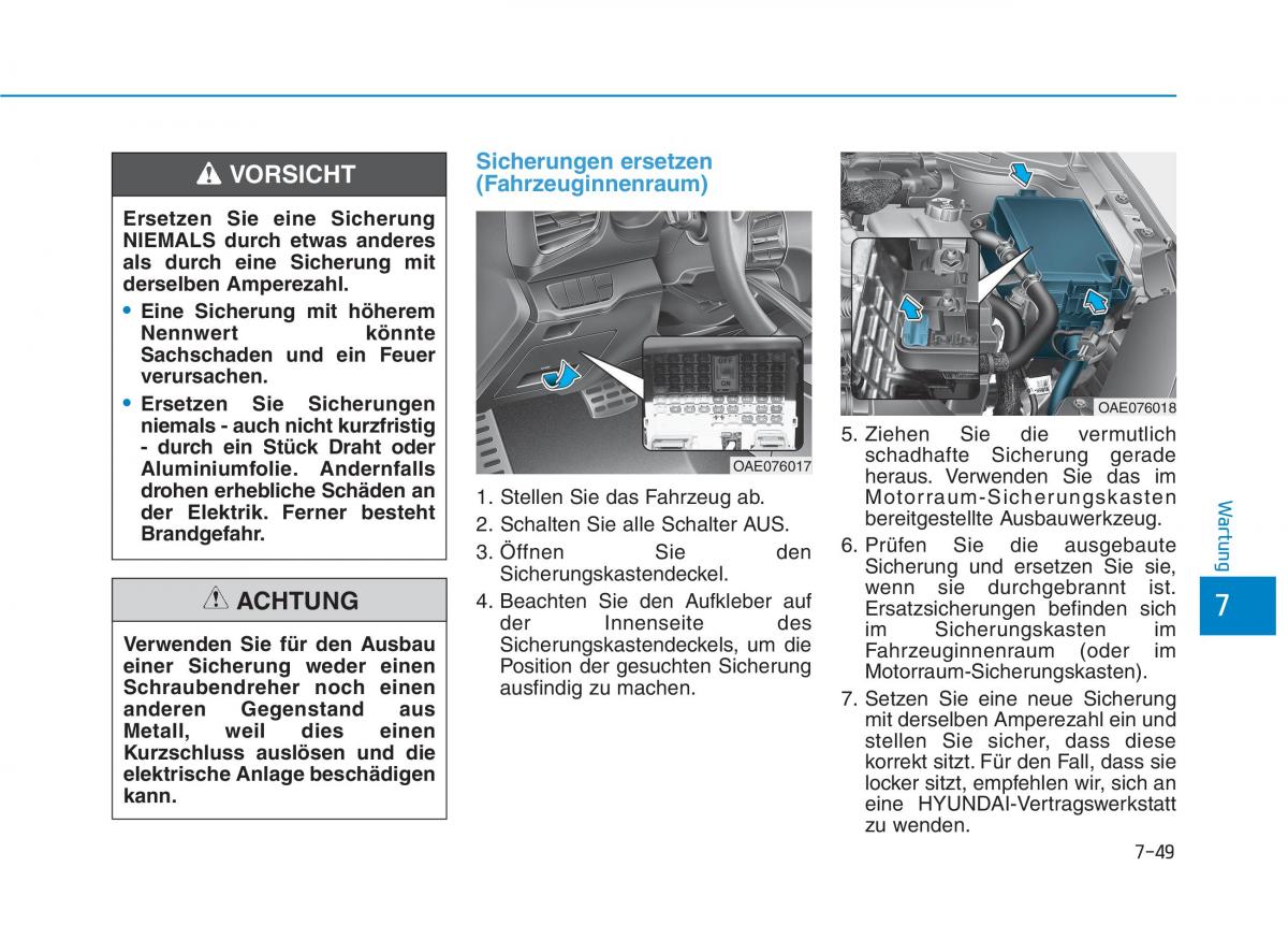 Hyundai Ioniq Hybrid Handbuch / page 510