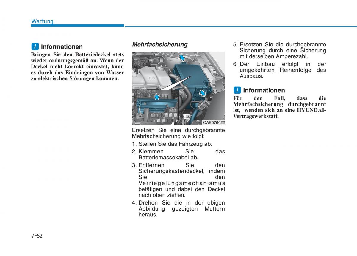 Hyundai Ioniq Hybrid Handbuch / page 513