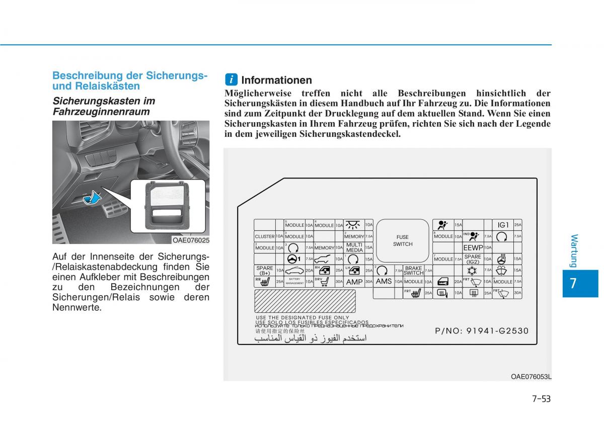 Hyundai Ioniq Hybrid Handbuch / page 514