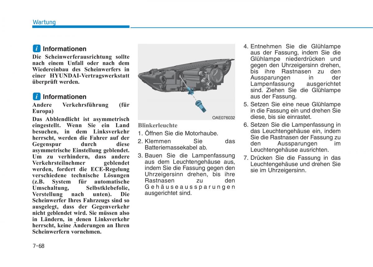 Hyundai Ioniq Hybrid Handbuch / page 529