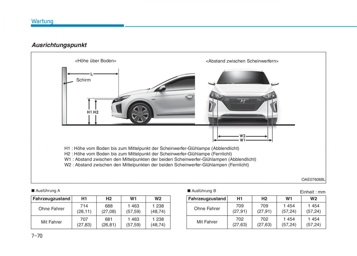 Hyundai Ioniq Hybrid Handbuch / page 531