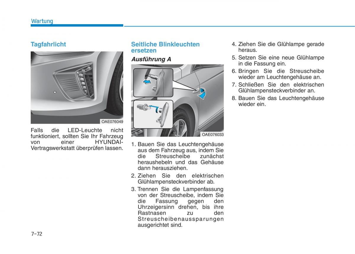 Hyundai Ioniq Hybrid Handbuch / page 533