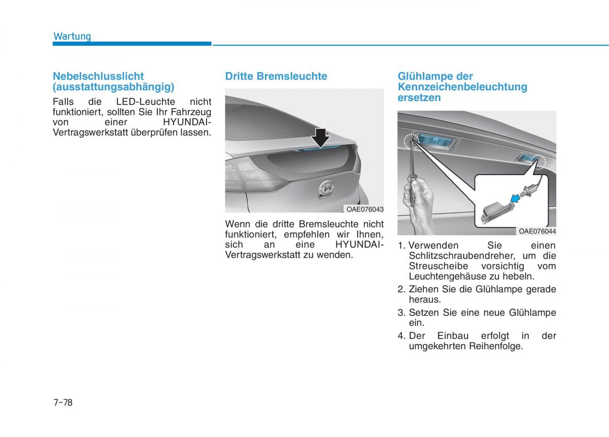 Hyundai Ioniq Hybrid Handbuch / page 539