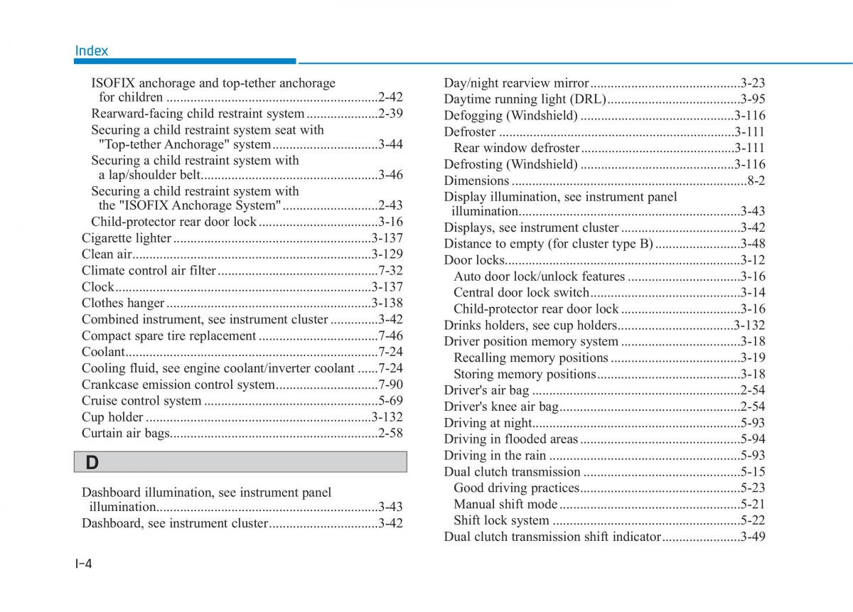 Hyundai Ioniq Hybrid owners manual / page 545