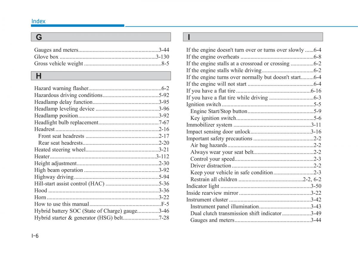 Hyundai Ioniq Hybrid owners manual / page 547