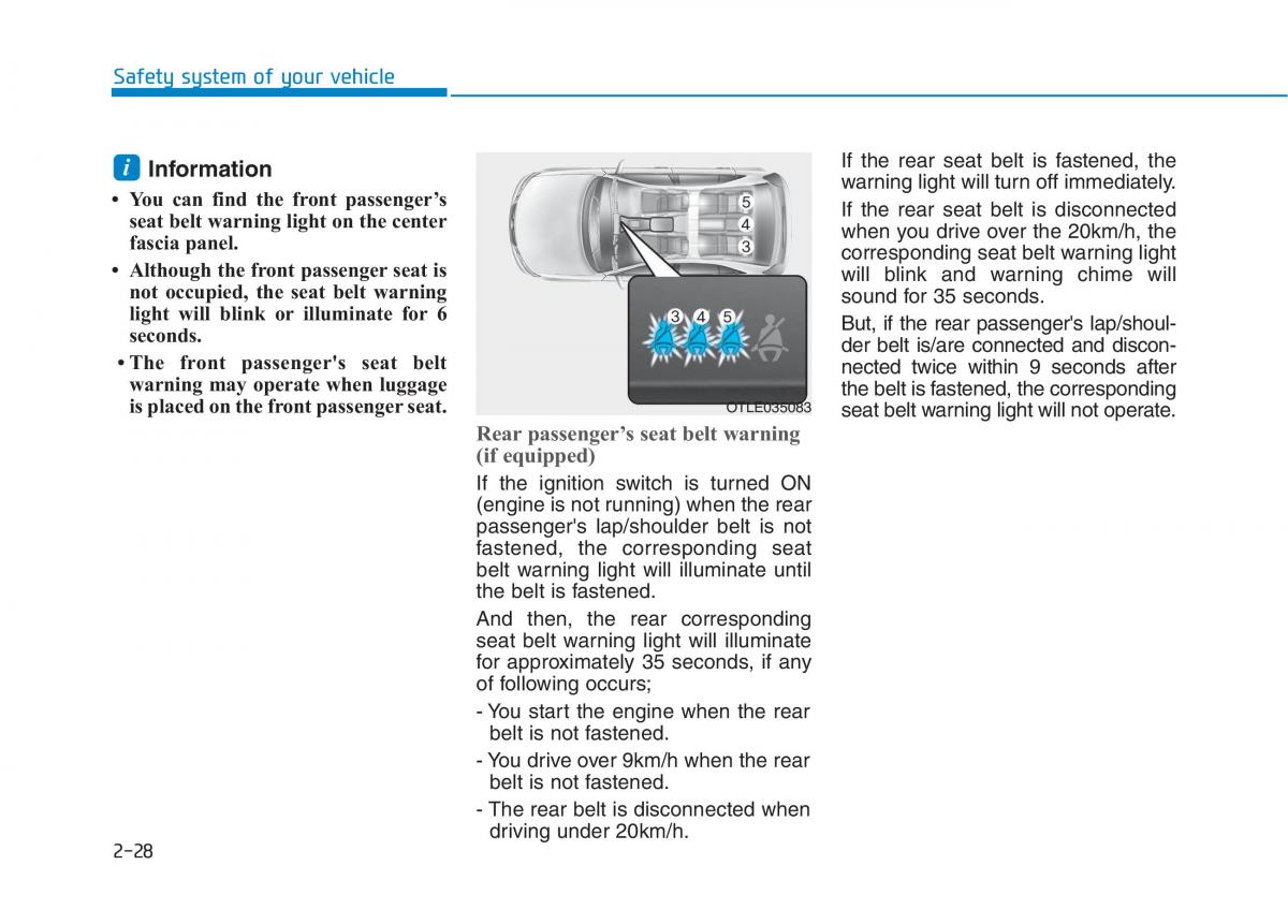 Hyundai Ioniq Hybrid owners manual / page 58