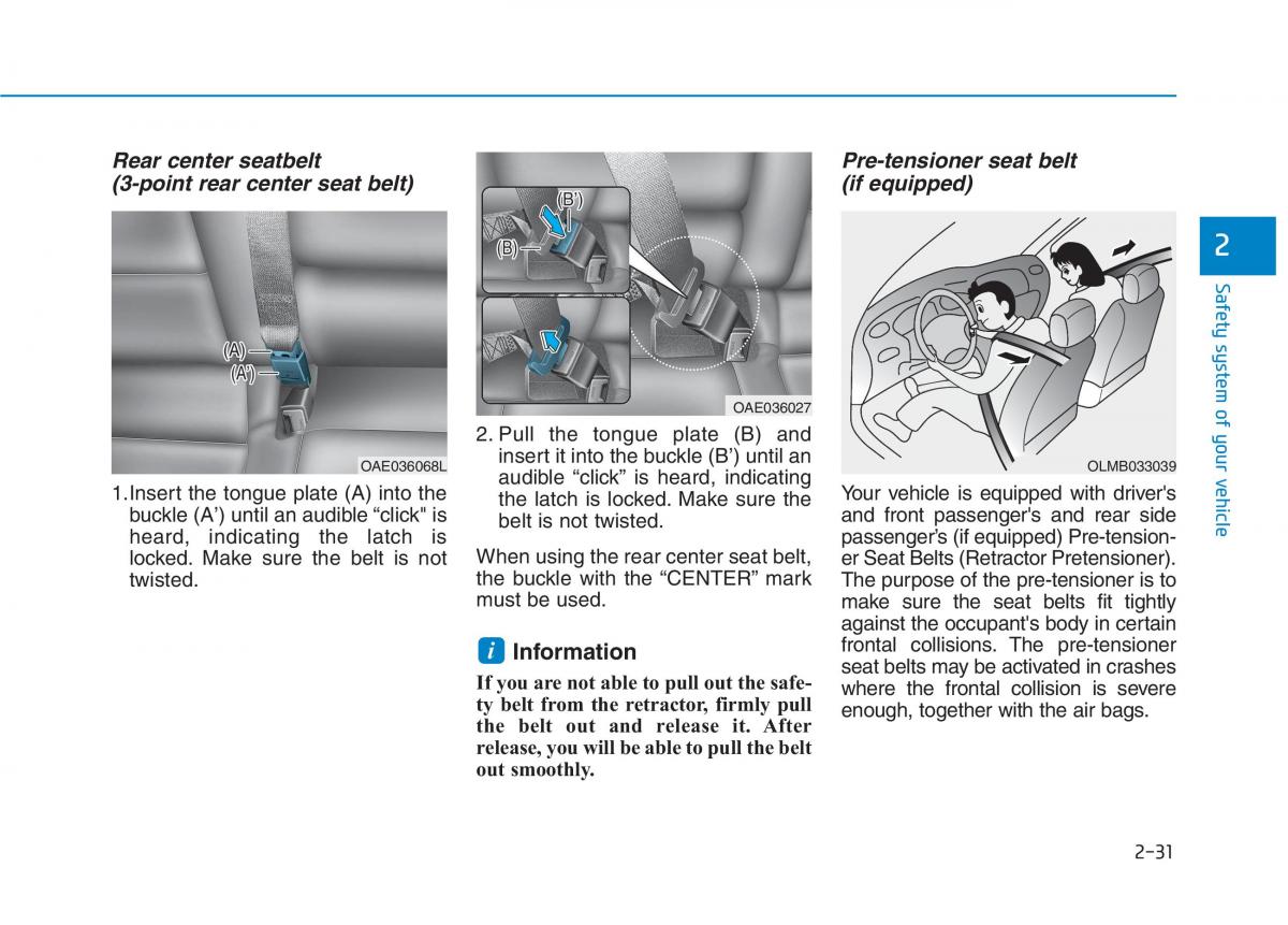 Hyundai Ioniq Hybrid owners manual / page 61