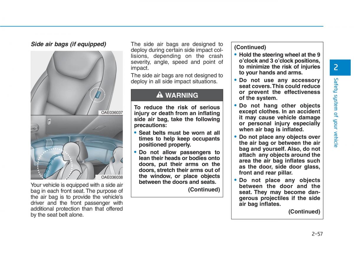 Hyundai Ioniq Hybrid owners manual / page 87