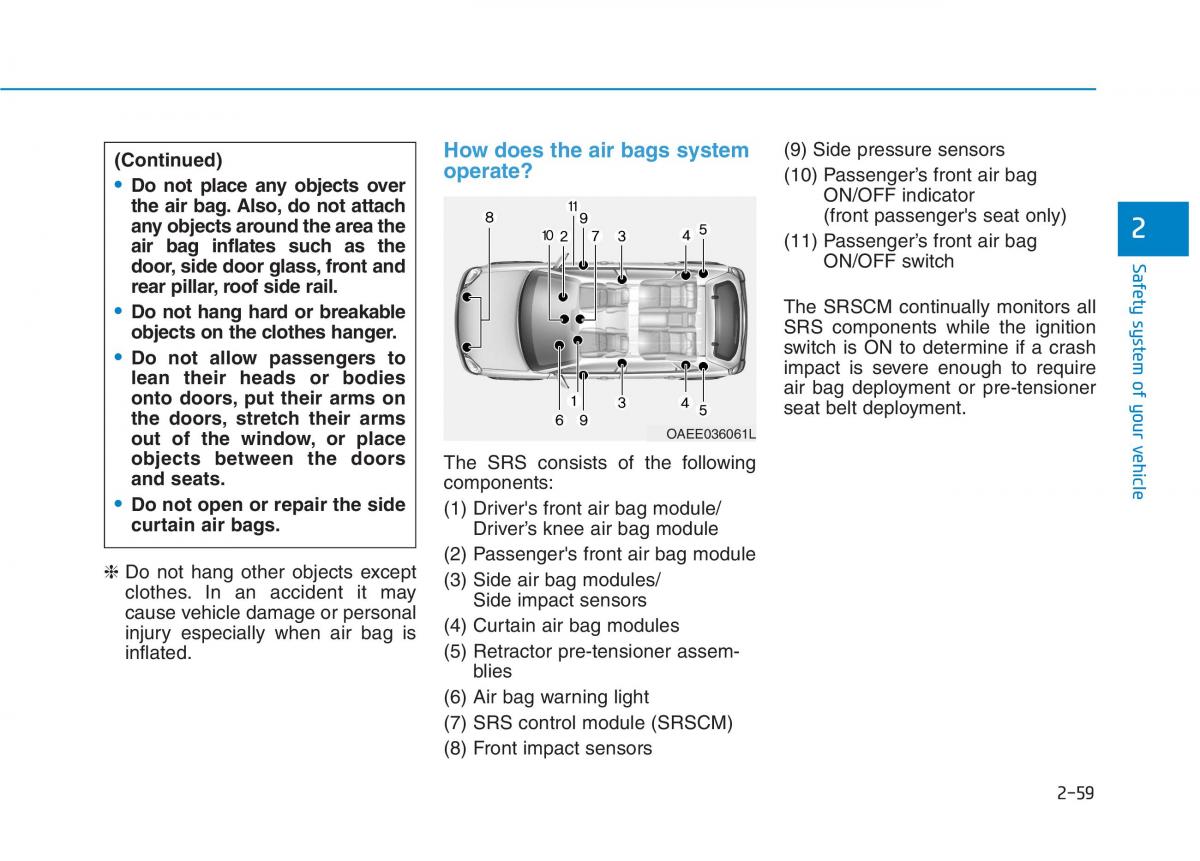 Hyundai Ioniq Hybrid owners manual / page 89