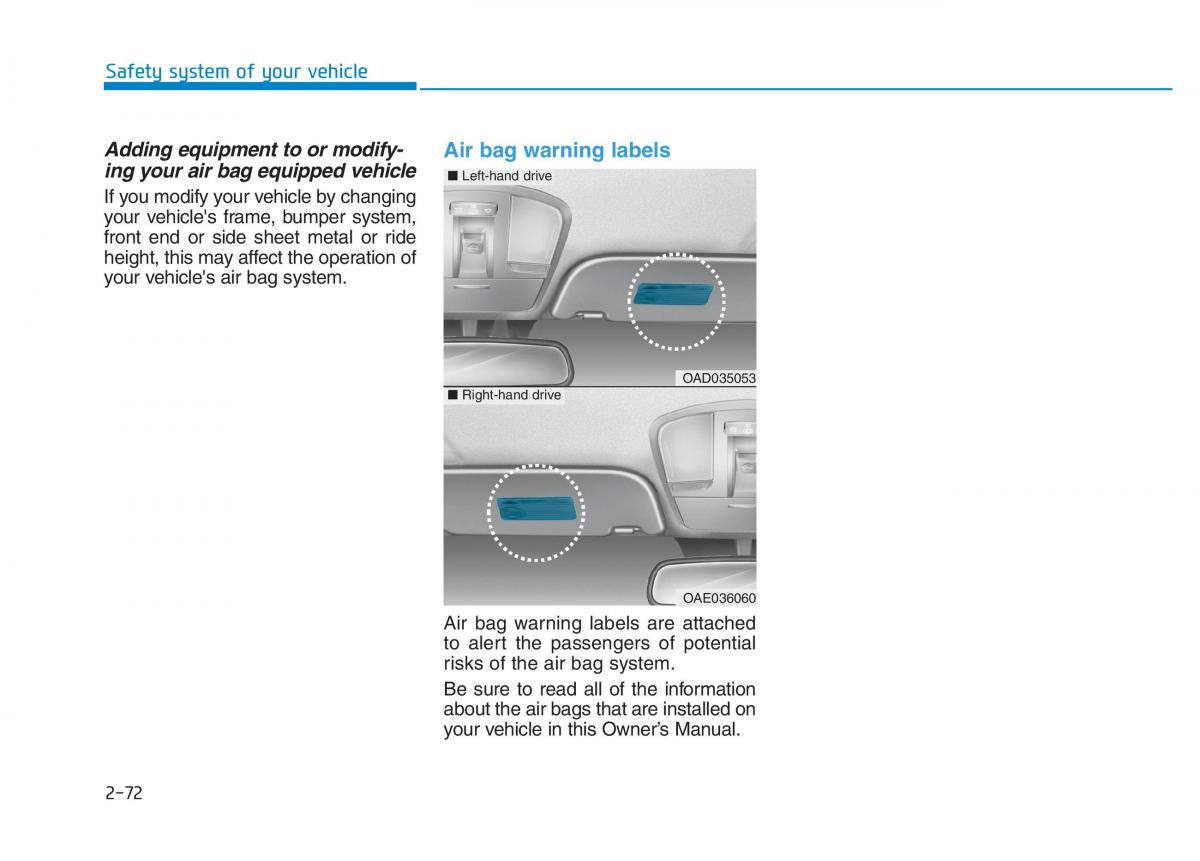 Hyundai Ioniq Hybrid owners manual / page 102