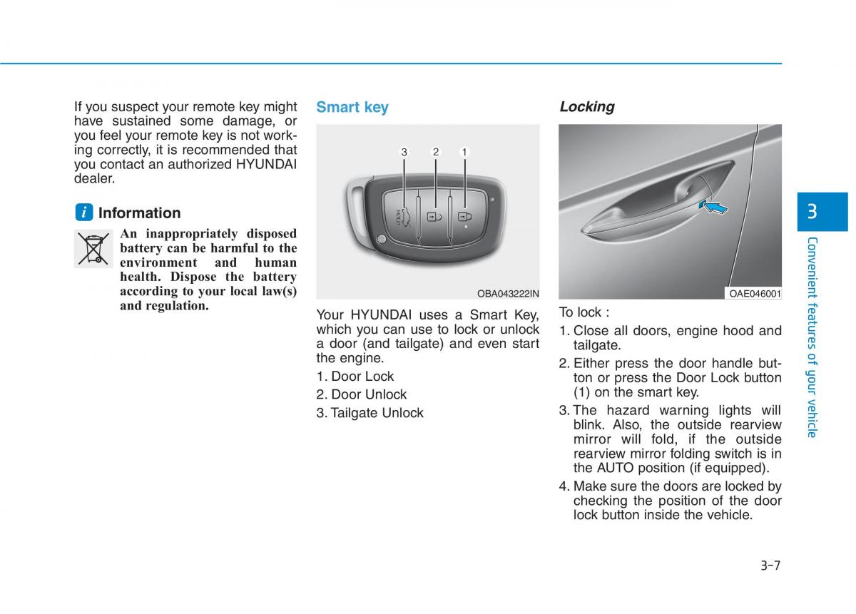 Hyundai Ioniq Hybrid owners manual / page 109