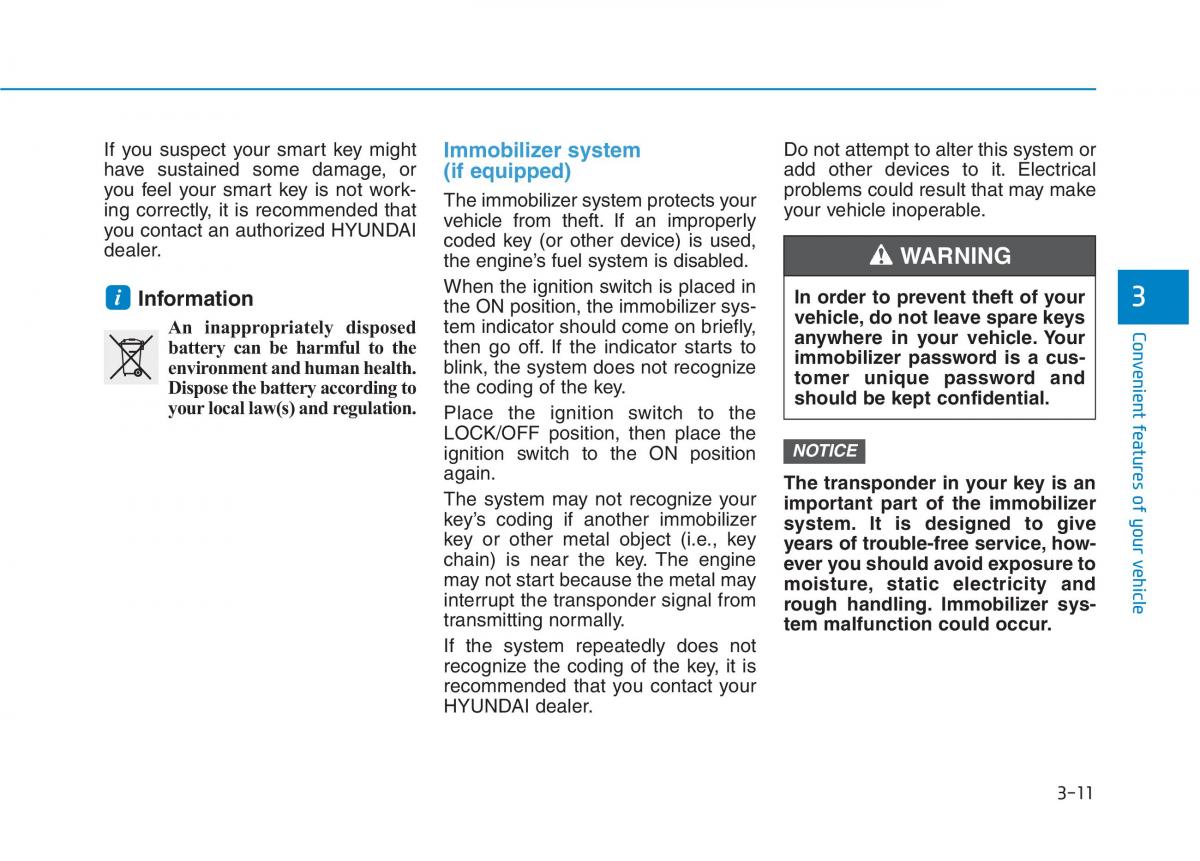 Hyundai Ioniq Hybrid owners manual / page 113