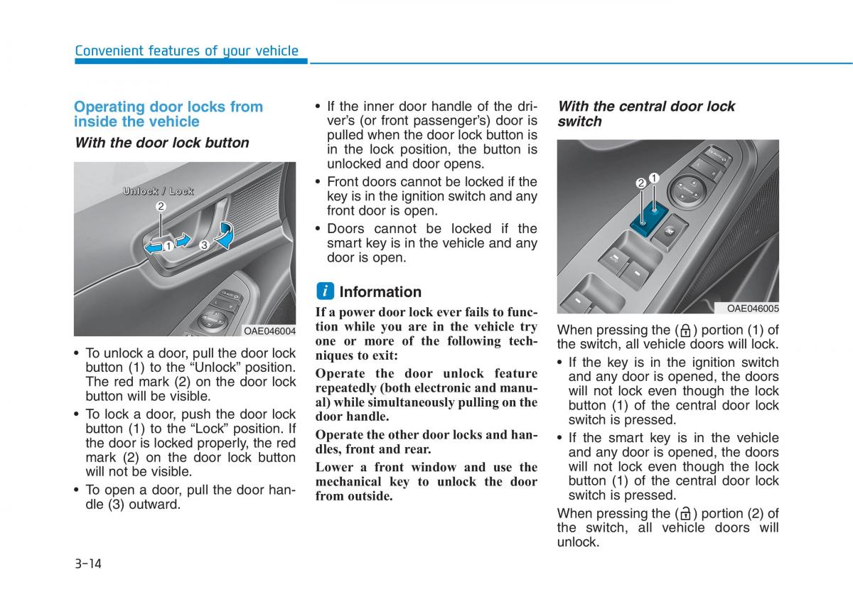 Hyundai Ioniq Hybrid owners manual / page 116