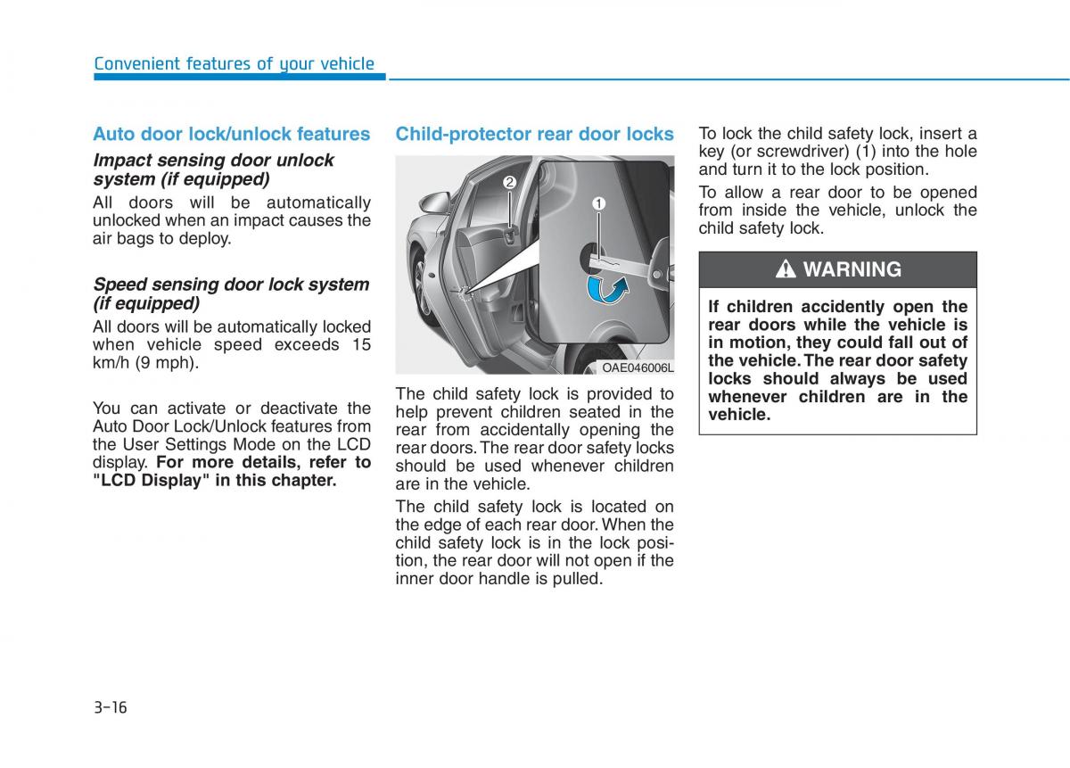 Hyundai Ioniq Hybrid owners manual / page 118