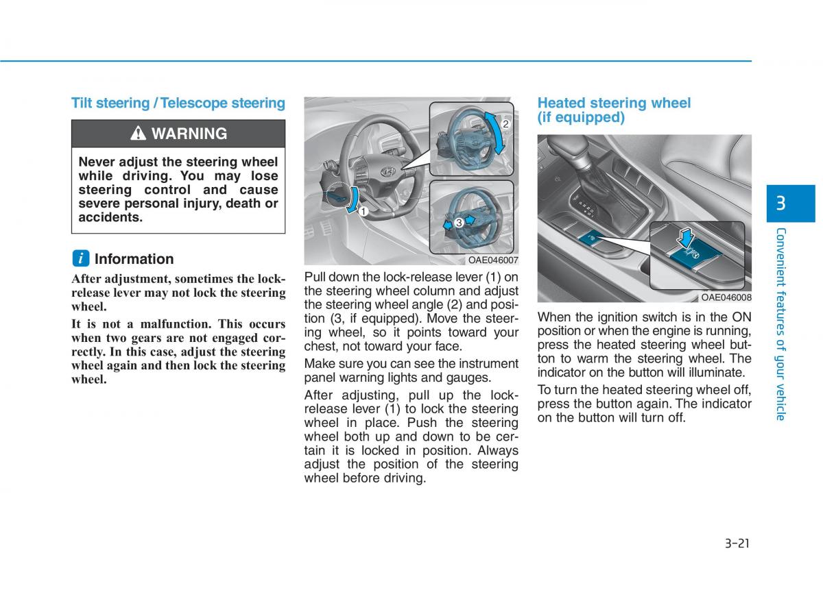 Hyundai Ioniq Hybrid owners manual / page 123