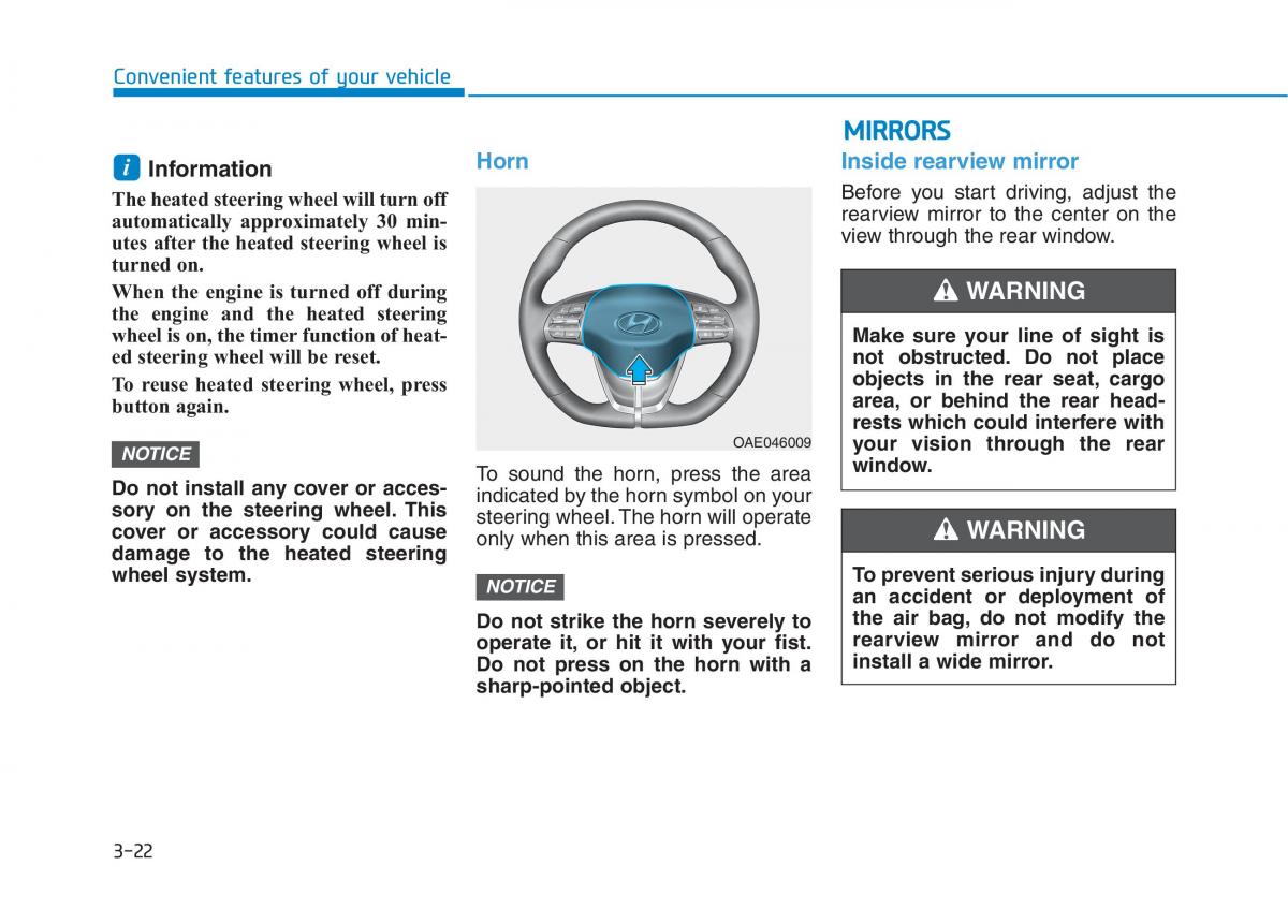 Hyundai Ioniq Hybrid owners manual / page 124