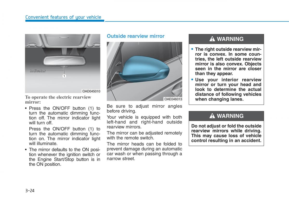 Hyundai Ioniq Hybrid owners manual / page 126