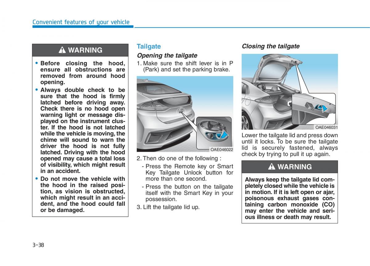 Hyundai Ioniq Hybrid owners manual / page 140