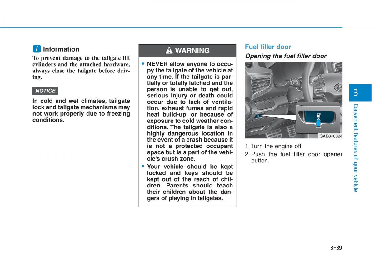 Hyundai Ioniq Hybrid owners manual / page 141