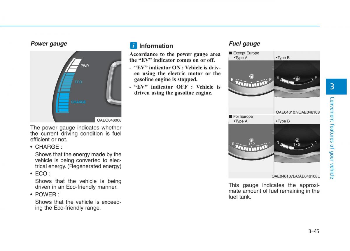 Hyundai Ioniq Hybrid owners manual / page 147