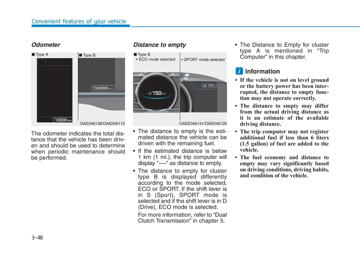 Hyundai Ioniq Hybrid owners manual / page 150