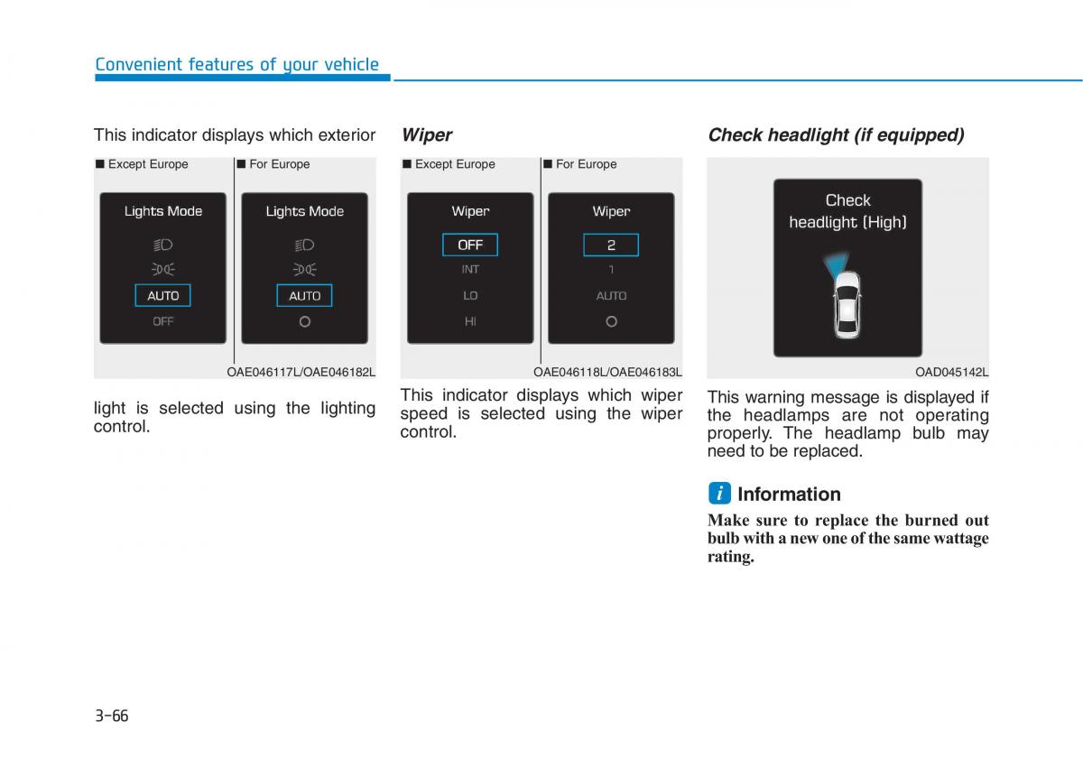 Hyundai Ioniq Hybrid owners manual / page 168