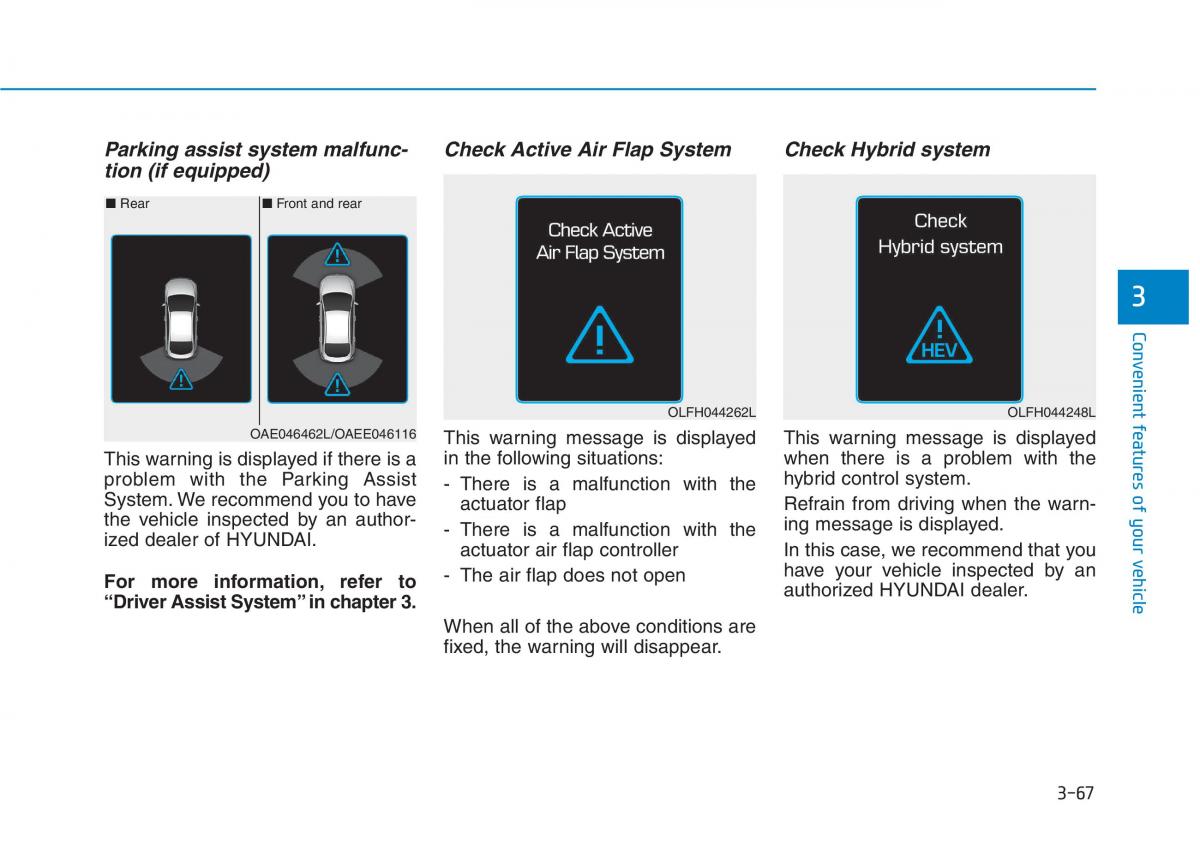 Hyundai Ioniq Hybrid owners manual / page 169