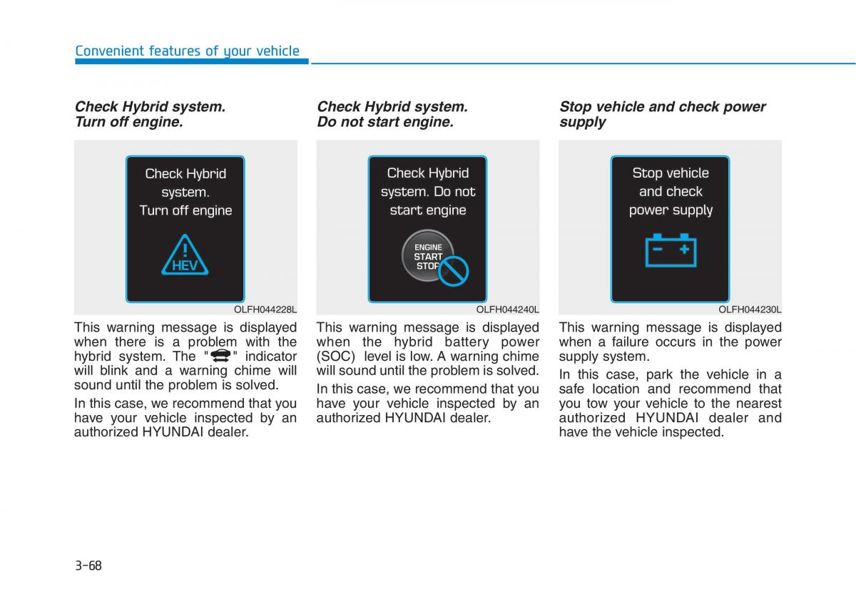 Hyundai Ioniq Hybrid owners manual / page 170