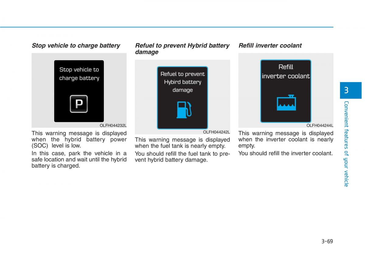 Hyundai Ioniq Hybrid owners manual / page 171