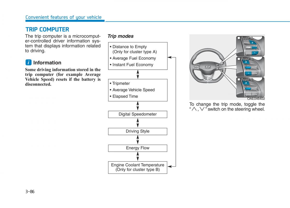 Hyundai Ioniq Hybrid owners manual / page 188