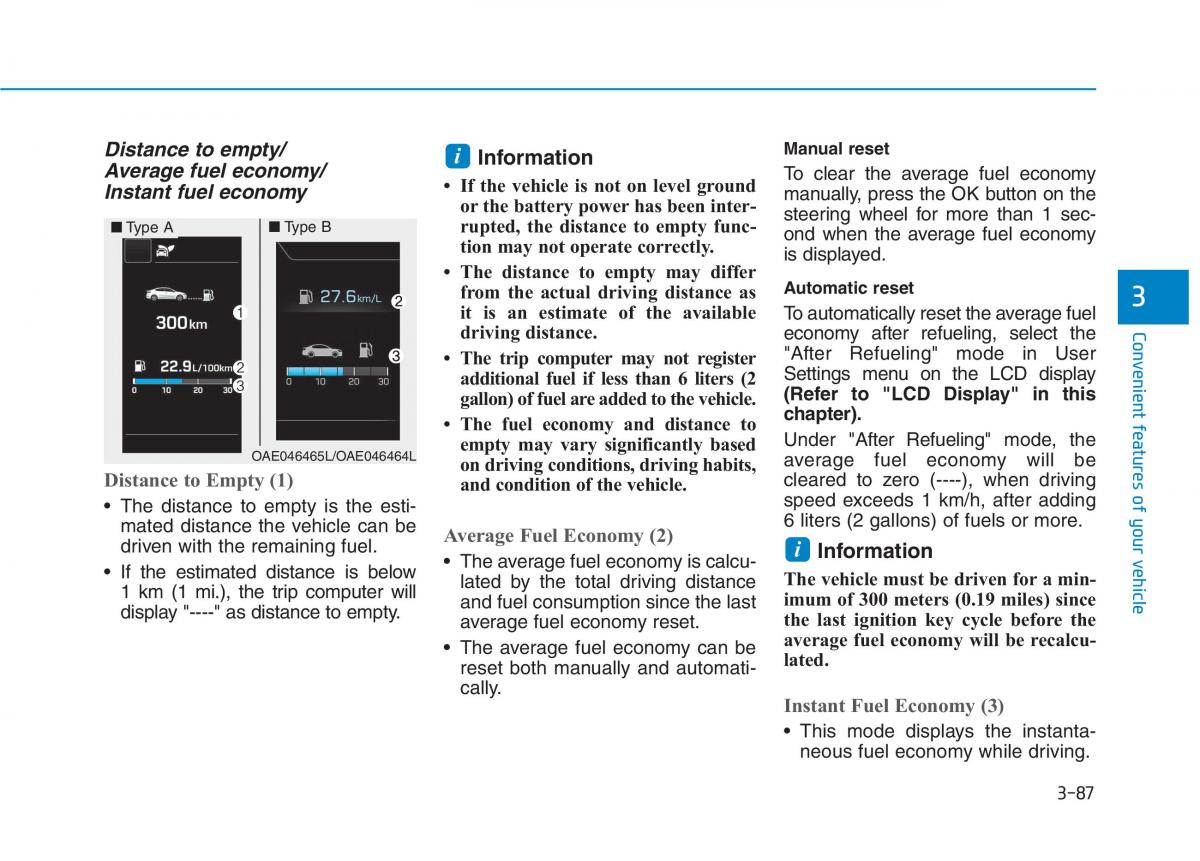 Hyundai Ioniq Hybrid owners manual / page 189