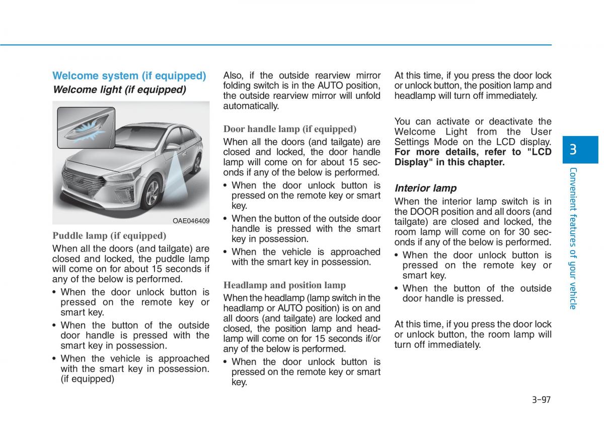 Hyundai Ioniq Hybrid owners manual / page 199