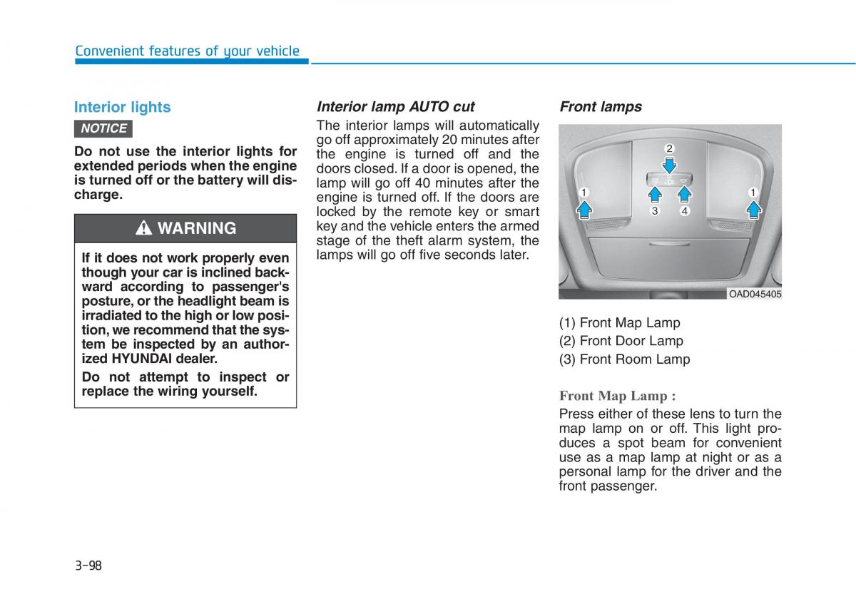 Hyundai Ioniq Hybrid owners manual / page 200