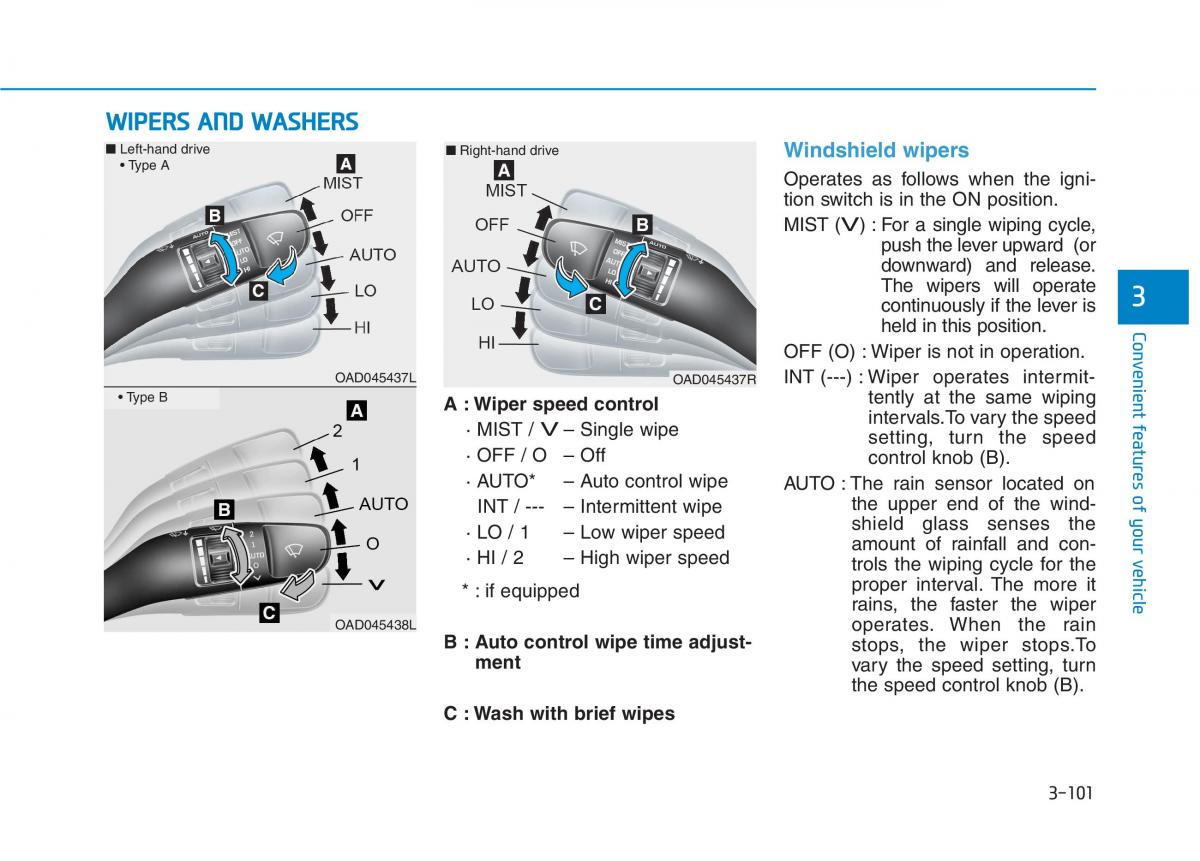 Hyundai Ioniq Hybrid owners manual / page 203