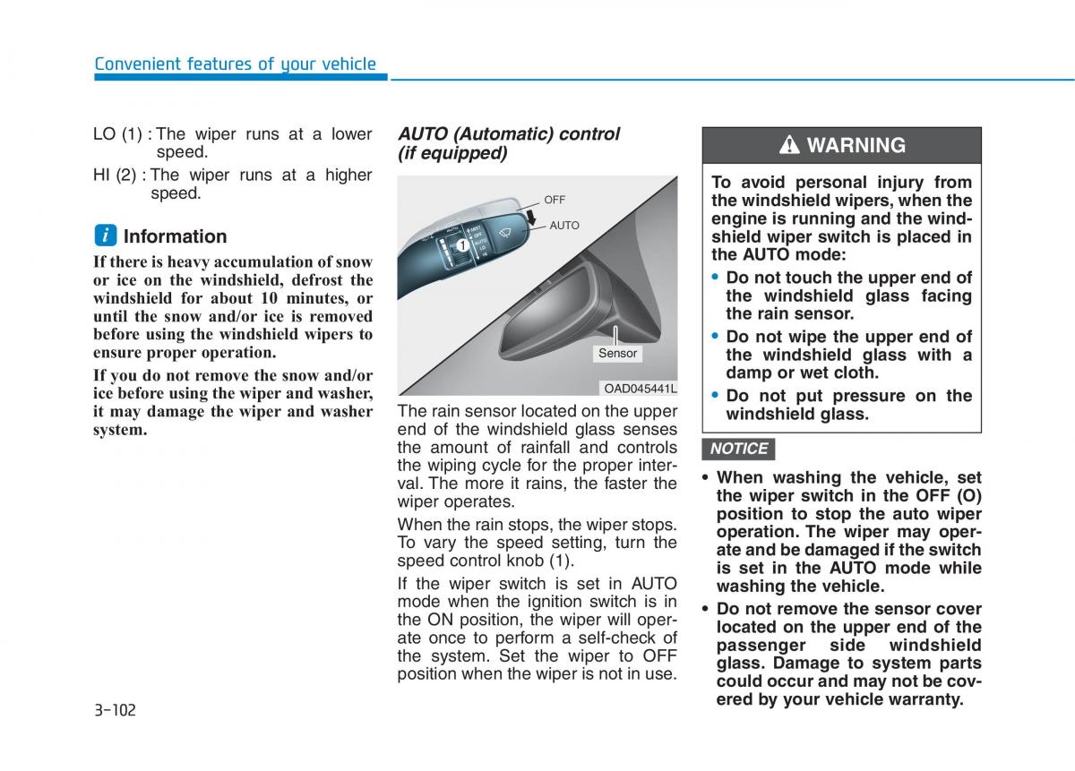 Hyundai Ioniq Hybrid owners manual / page 204