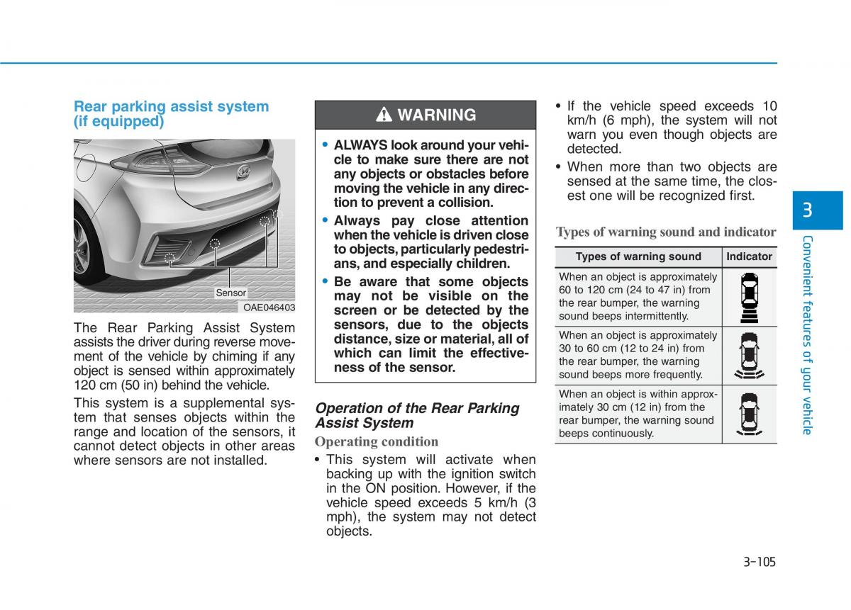 Hyundai Ioniq Hybrid owners manual / page 207