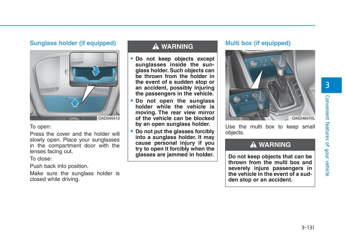 Hyundai Ioniq Hybrid owners manual / page 233