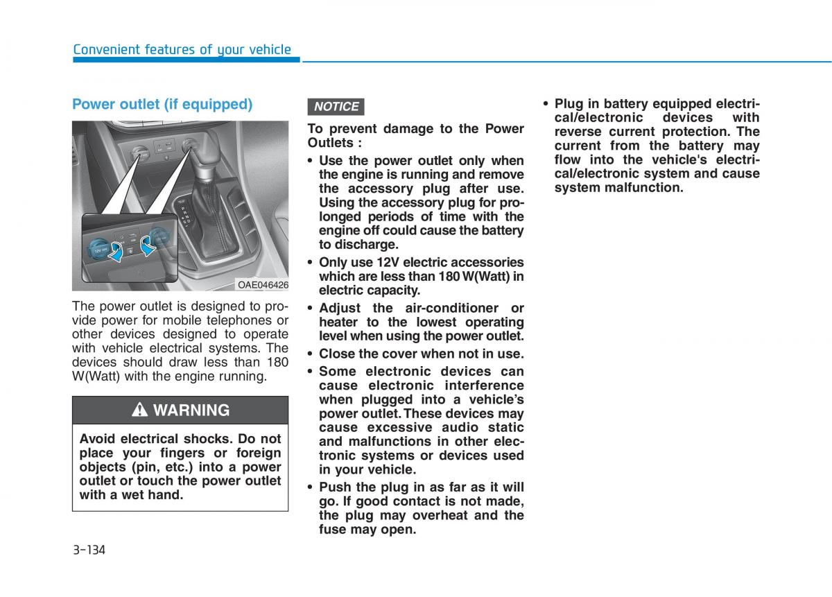 Hyundai Ioniq Hybrid owners manual / page 236