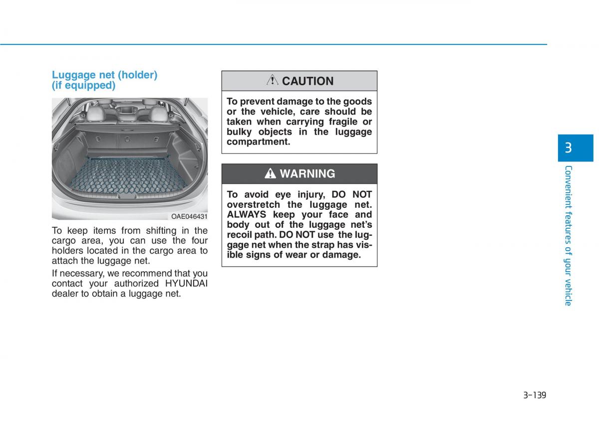 Hyundai Ioniq Hybrid owners manual / page 241