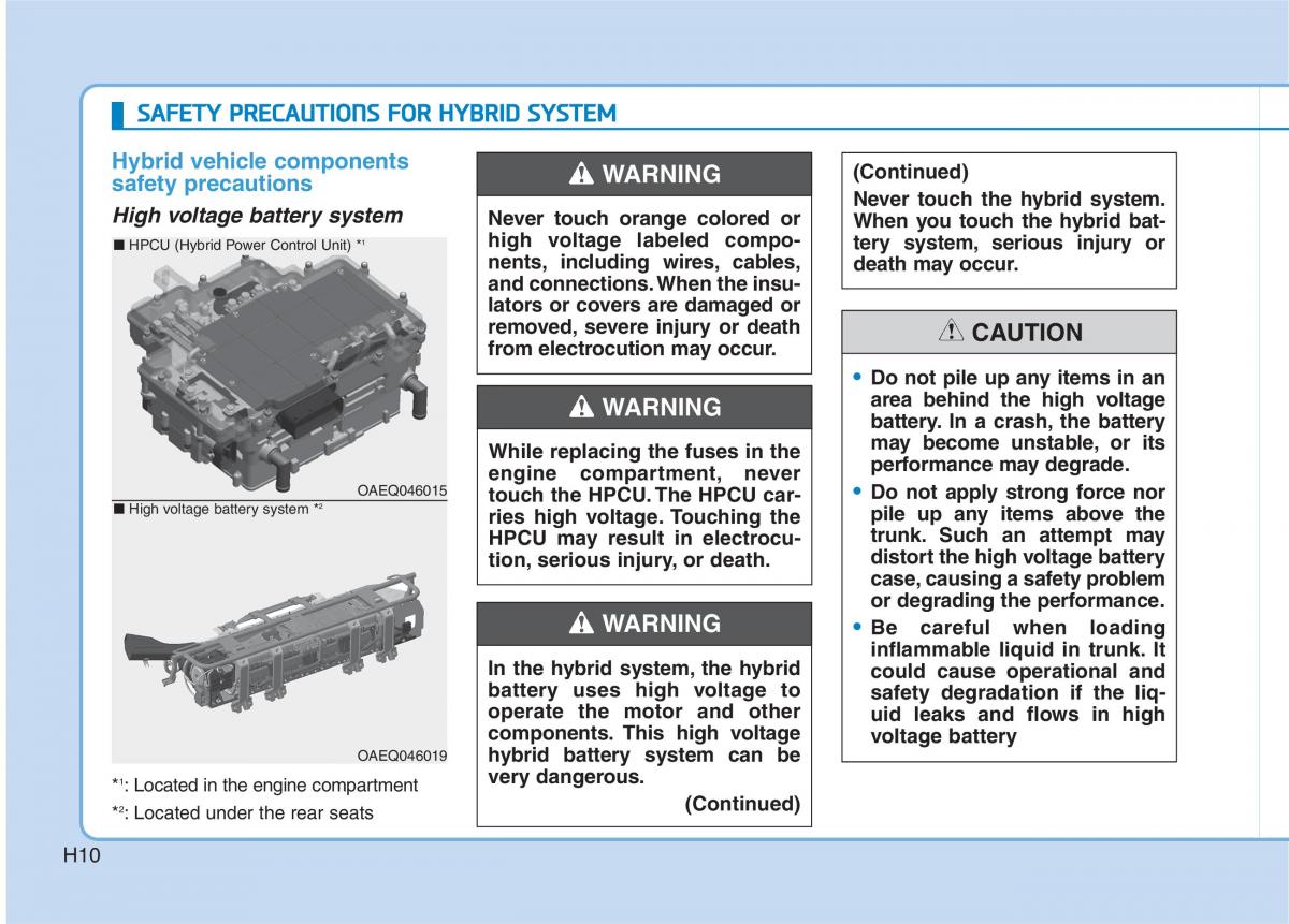 Hyundai Ioniq Hybrid owners manual / page 25