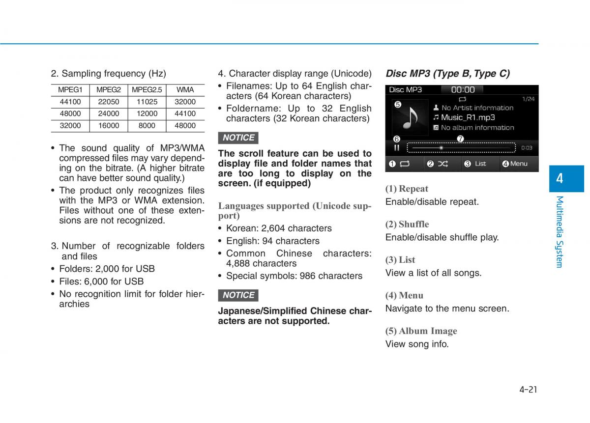 Hyundai Ioniq Hybrid owners manual / page 262