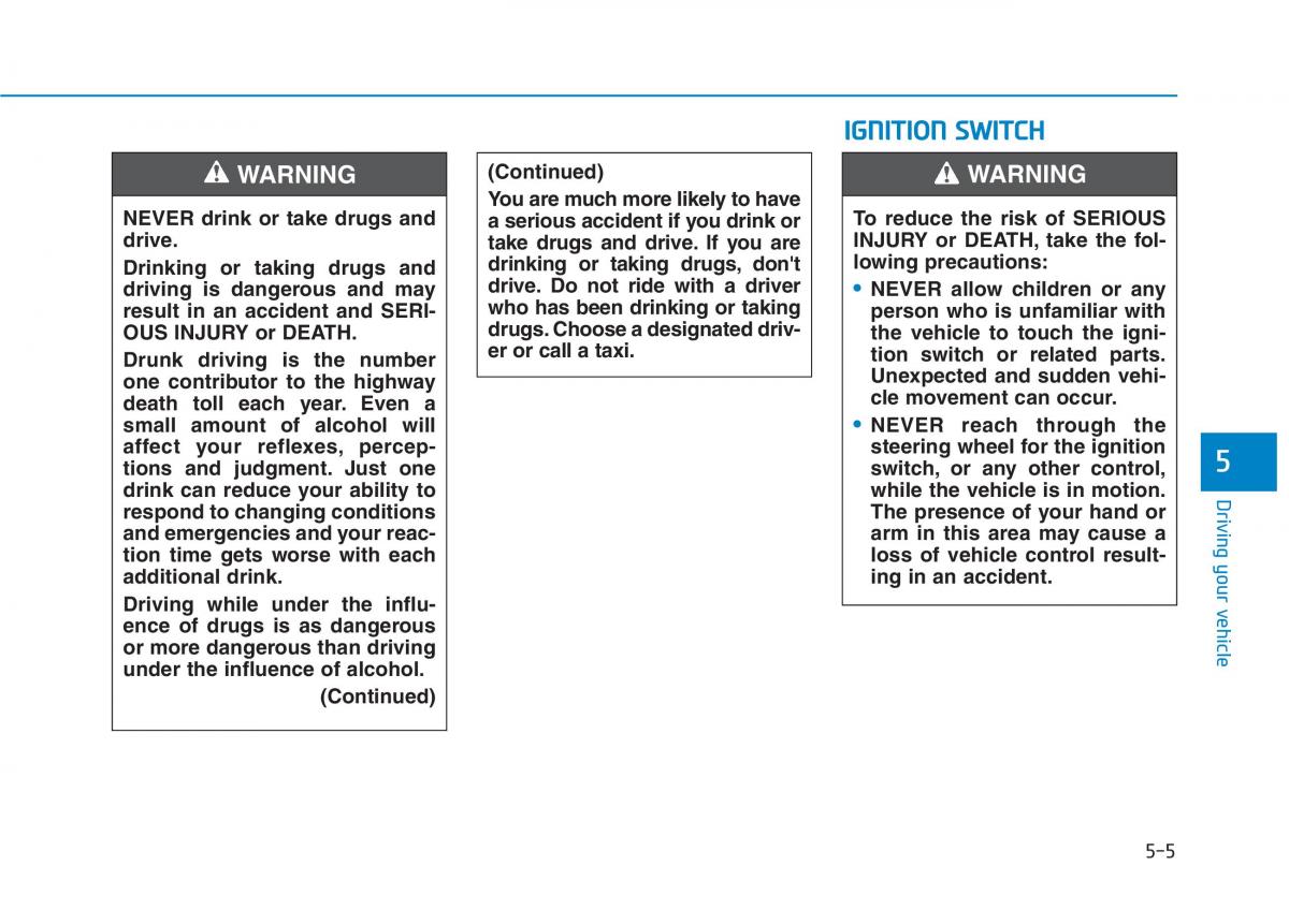 Hyundai Ioniq Hybrid owners manual / page 289